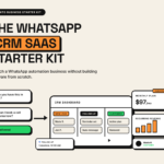 Start a WhatsApp CRM SaaS Business Without Building Software From Scratch cover