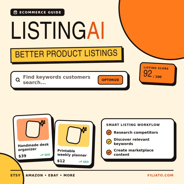 ListingAI Guide: How to Create Better Ecommerce Product Listings cover